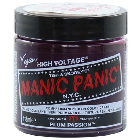 Manic Panic Semi Permanent Hair Color Cream Plum Passion 118ml Buy