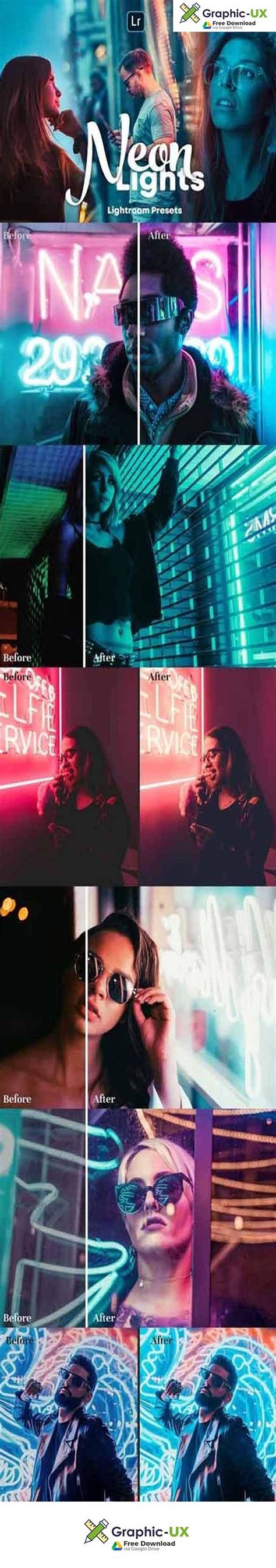 Free neon light lightroom preset that will help you bring your photos to life with rich, vivid color and perfect exposure to make it look realistic within few clicks! Neon Lights Lightroom Presets free download - GraphicUX ...