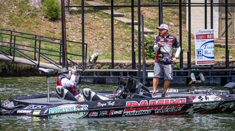 Thrift Extends Lead At Day Two Of Professional Bass Fishings Flw Cup