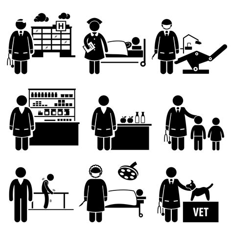 Medical Healthcare Hospital Jobs Occupations Careers - Doctor, Nurse