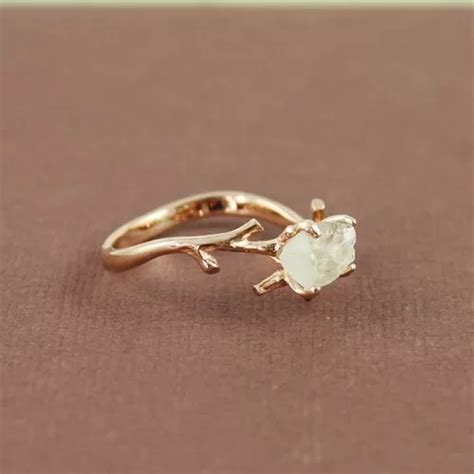 Branch Engagement Ring Nature Inspired Jewelry