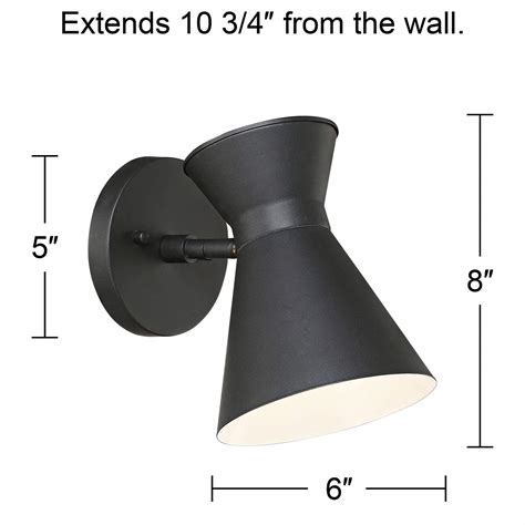 Vance 8 High Black Led Outdoor Wall Light 13t88 Lamps Plus