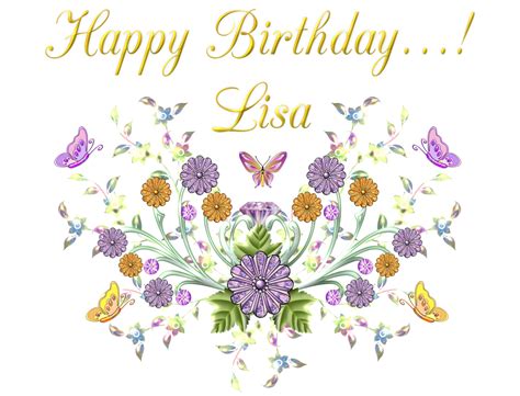 Happy Birthday Lisa By Creaciones Jean On Deviantart