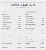 Images of How To Make A Balance Sheet For A Small Business