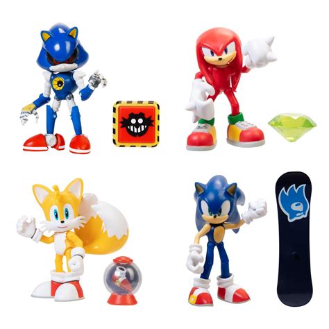 Sonic The Hedgehog 4 Inch Action Figure With Accessory Wave 2 Case