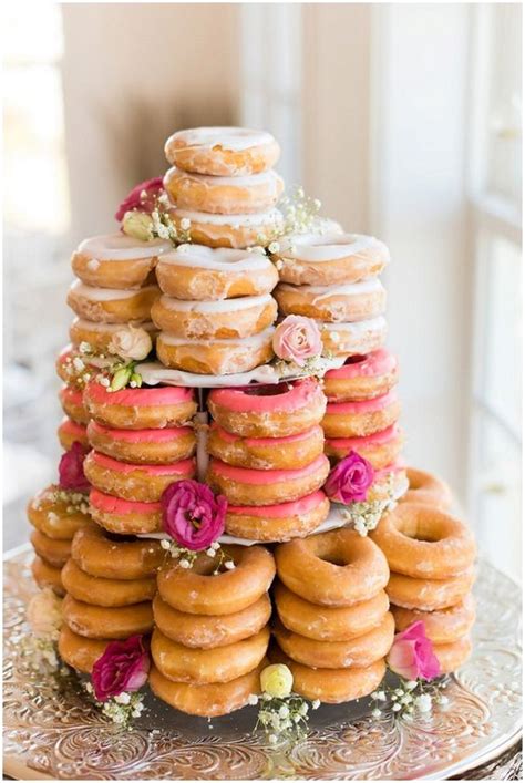 rustic wedding donuts cake hi miss puff