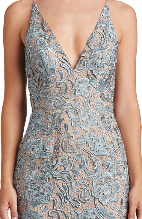 Dress The Population Marie Lace Midi Dress Nordstrom Cocktail