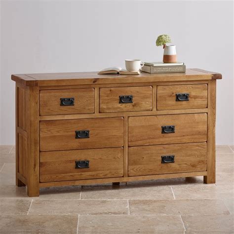 Original Rustic Solid Oak 34 Dresser Solid Oak Furniture Oak