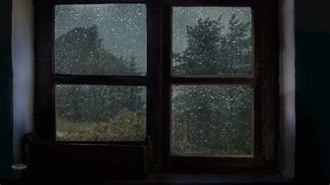 Cozy Window Rain And Thunder Be Asleep In 10 Min Heavy Rain For Sleep