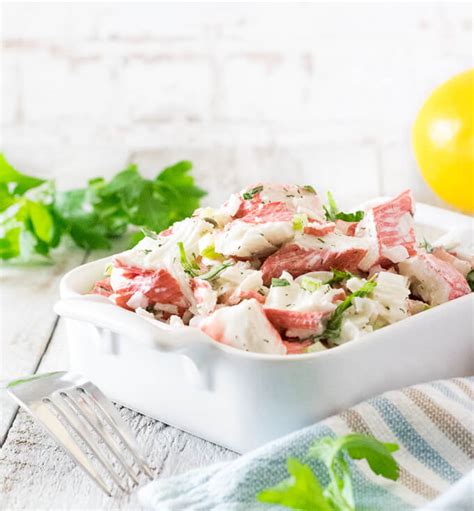 If you'd like to print out the. Imitation Crab Salad - Fox Valley Foodie
