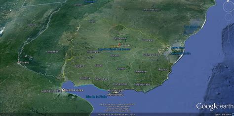 Uruguay is bordered by the atlantic ocean to the south, argentina to the west, and brazil to the north. Uruguay Map
