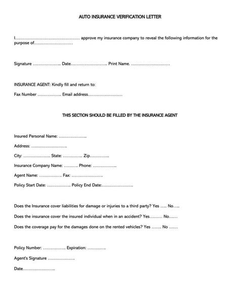As a service to our policyholders and covered providers, medical mutual insurance company of maine will provide coverage verifications for credentialing purposes. Auto Insurance Verification Letter (Sample Letter & Template)