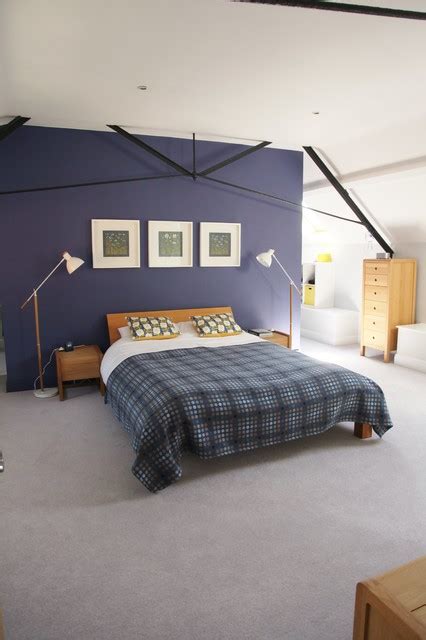 Cattle Barn Conversion In Redhill Contemporary Bedroom Surrey