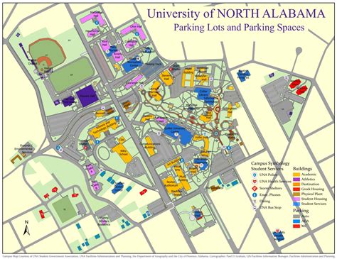 University Of North Alabama Campus Map Map