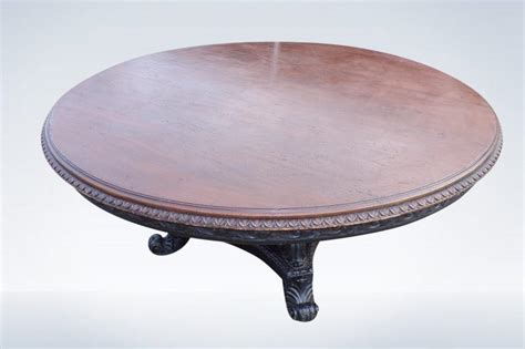 So on one long side 10 people can sit. Large 6ft Round Antique Dining Table To Seat 10 People