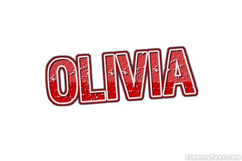 Olivia Logo Free Name Design Tool From Flaming Text