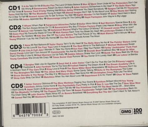 Various Pop 100 Hits 80s Uk 5 Cd Album Set 679877