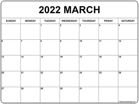 March 2021 Calendar Free Printable Calendar Templates