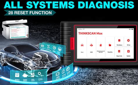 thinkcar® thinkscan max obd2 scanner with 28 reset functions