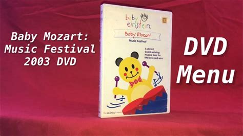 Baby Mozart Music Festival 2003 Dvd Menu Youtube