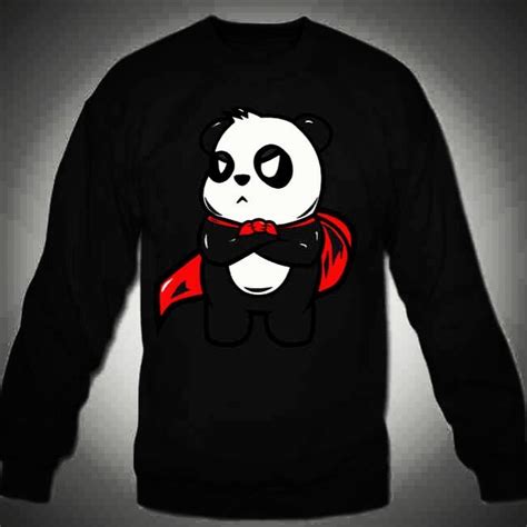 Panda Swag Panda Crewneck Panda Graphic Sweatshirt
