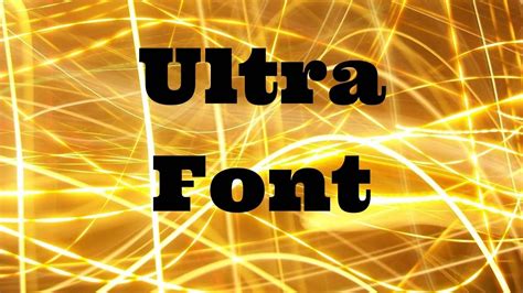 Ultra Font Free Download