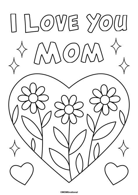 FREE Mother's Day Coloring Printables - MOMtivational