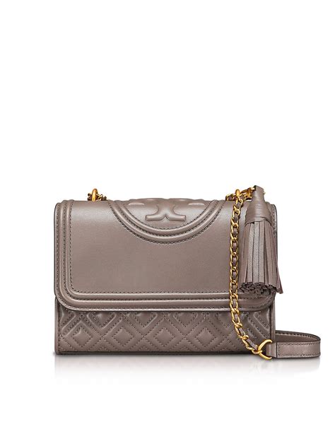 Tory Burch Fleming Quilted Leather Small Convertible Shoulder Bag