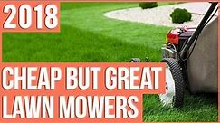 TOP 12 Cheap Lawn Mowers 2018 | Cheap But Great