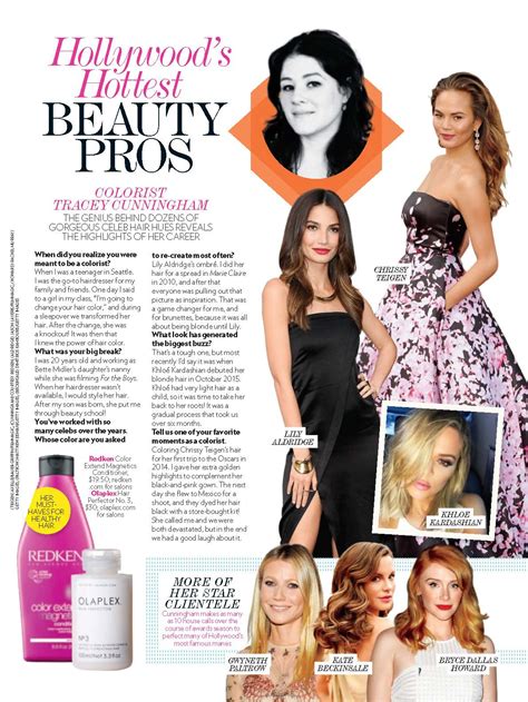 People Magazine Hollywoods Hottest Beauty Pros Tracey