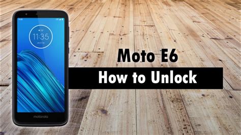 How To Unlock Moto E6 And Use With Any Carrier Youtube