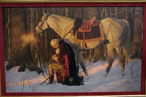 Arnold Friberg George Washington Prayer At Valley Forge Print Canvas