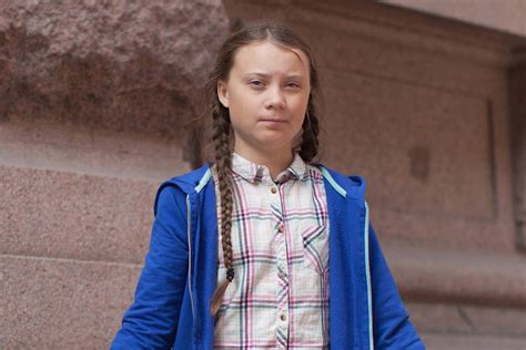 greta thunberg says sexually explicit decal shows desperation says activists are winning red