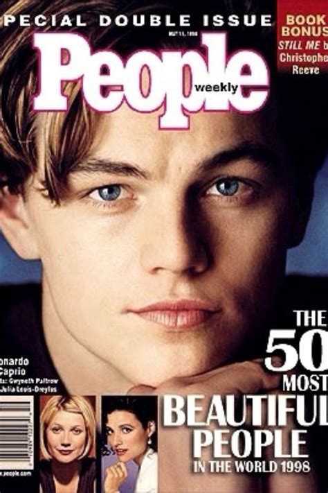 Leo Dicaprio On The Cover Of People Magazine In 1998 George Clooney Tom Cruise Jennifer