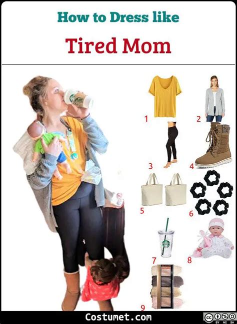 The Tired Mom Costume For Cosplay Halloween