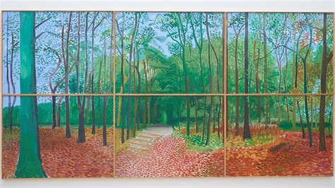 David Hockneys Woldgate Woods Sells For £94m At Auction Bbc News