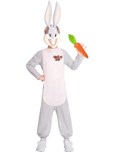Childs Bugs Bunny Fancy Dress Looney Tunes Costume Cartoon Rabbit Book