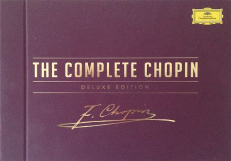 The Complete Chopin De Frédéric Chopin 2016 Coffret Cd Deutsche