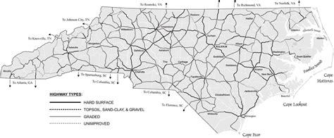 Nc State Highway Map