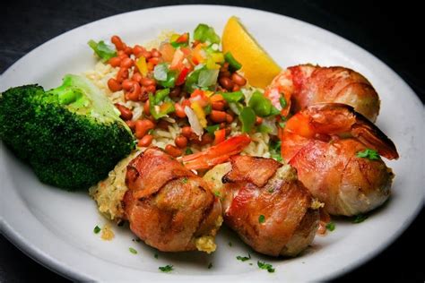 Maybe you would like to learn more about one of these? Stuffed Shrimp- Broiled Jumbo Gulf Shrimp • Crabmeat ...
