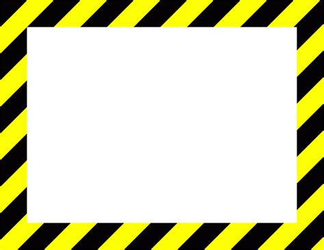 Sign Frame Danger Caution Png Picpng