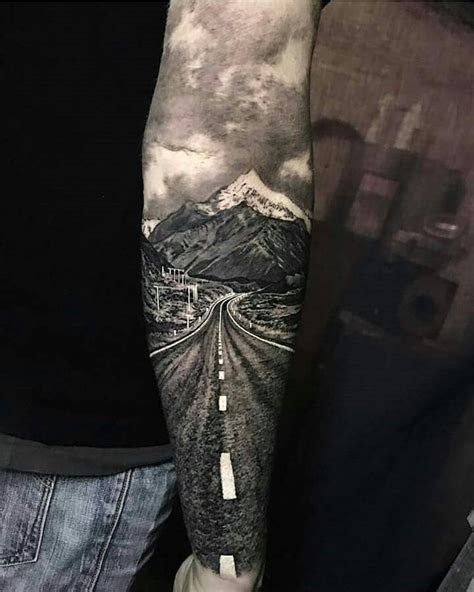 This Tattoo Is Truly Amazing So Artistic Scenery Tattoo If I Could
