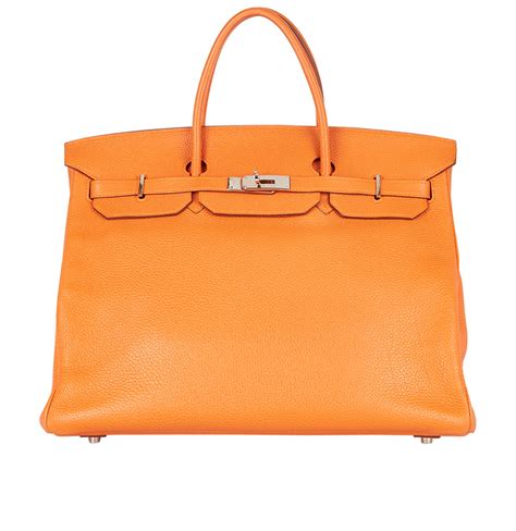 Birkin 40 In Orange Togo Hermès Designer Exchange Buy Sell Exchange
