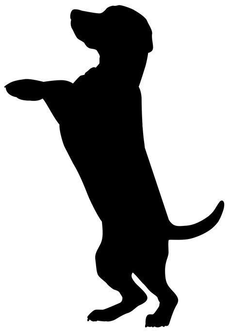 Transparent Background Dog Silhouette Clip Art Library