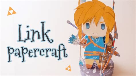 Diy Link From Legand Of Zelda Papercraft Step By Step Tutorial Youtube