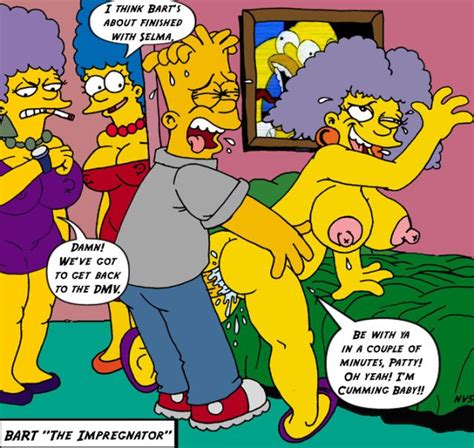 934397 Bart Simpson Marge Simpson Patty Bouvier Selma