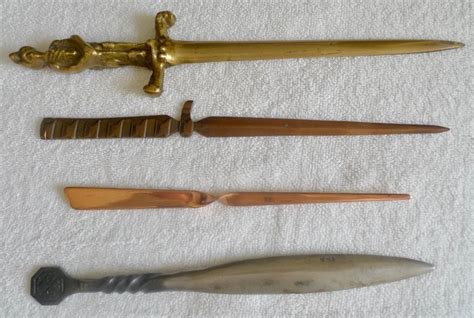Four Antique Letter Openers Catawiki