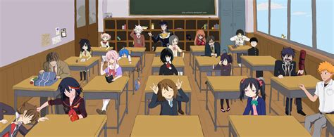 Anime Class Room Mashup By Toby Williams On Deviantart
