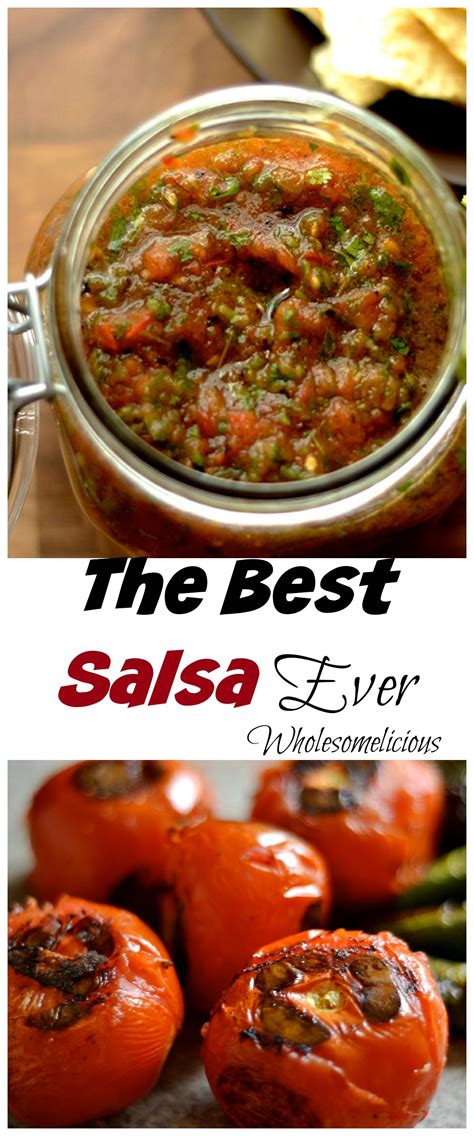 The Best Homemade Salsa Youll Ever Eat Wholesomelicious