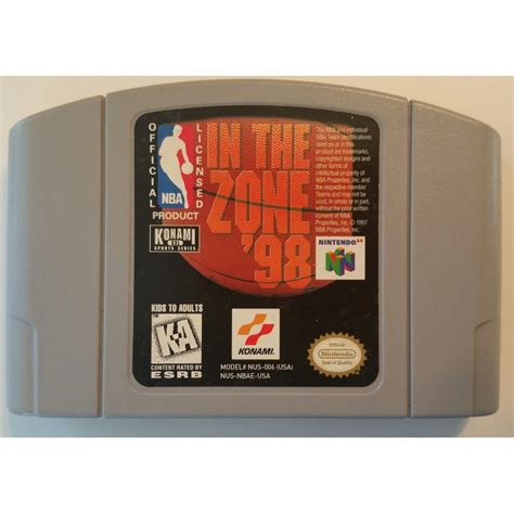 Nba In The Zone 98 Nintendo 64